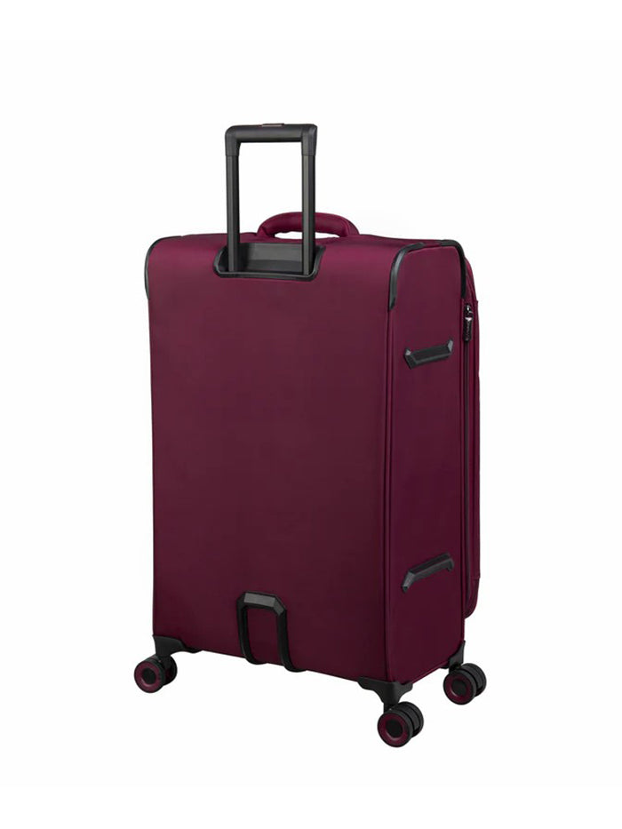 Precursor Dark Red Expandable 8-Wheel Suitcase with TSA Lock it luggage