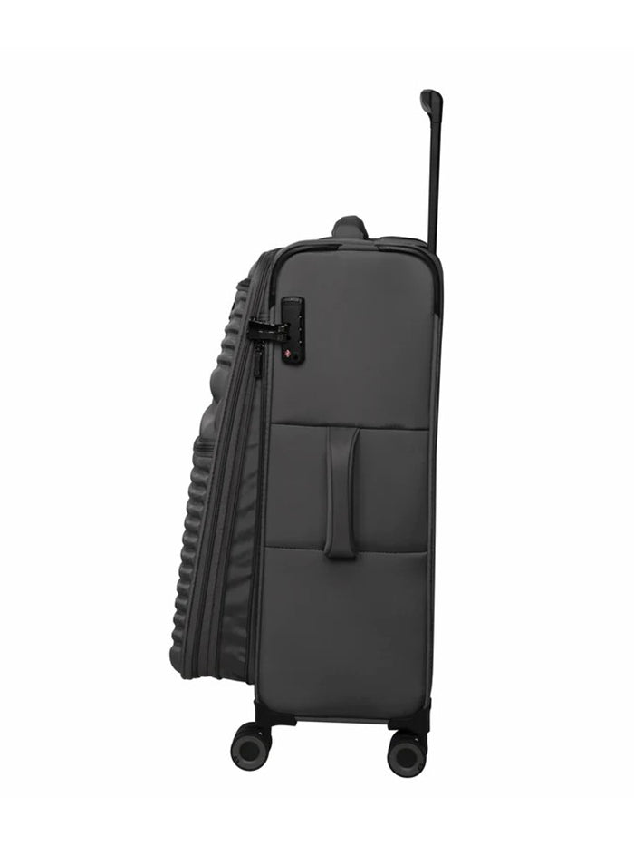 Precursor Charcoal Expandable 8-Wheel Suitcase with TSA Lock it luggage