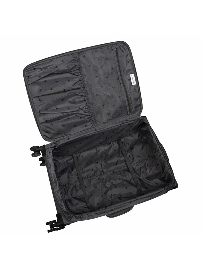 Precursor Charcoal Expandable 8-Wheel Suitcase with TSA Lock it luggage