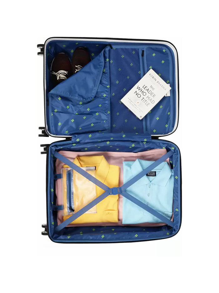 it luggage Convolved Blue Lime