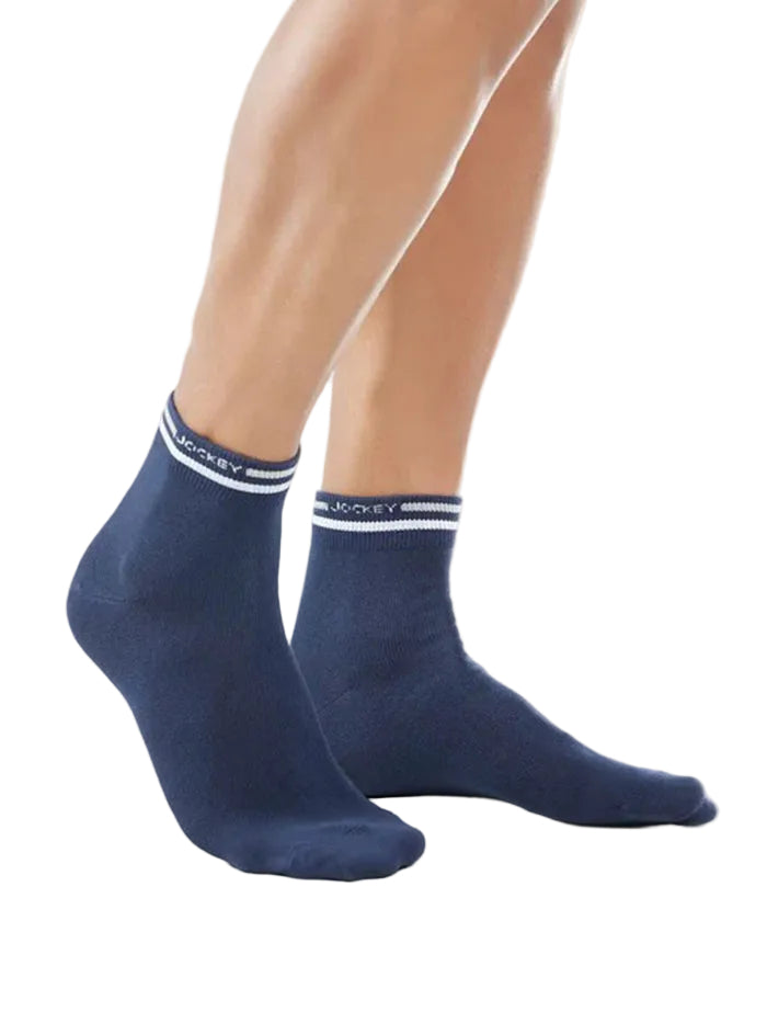 Compact Cotton Elastane Stretch Ankle Length Socks with StayFresh Treatment