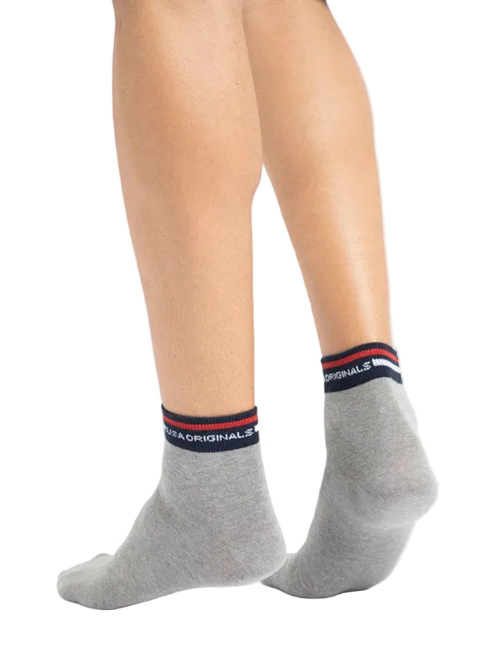 Compact Cotton Elastane Stretch Ankle Length Socks with StayFresh Treatment
