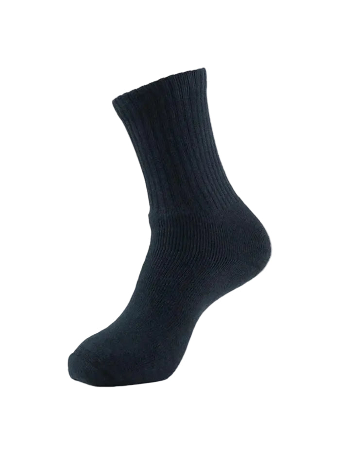 Compact Cotton Terry Crew Length Socks With StayFresh Treatment