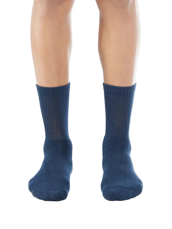 Compact Cotton Terry Crew Length Socks With StayFresh Treatment