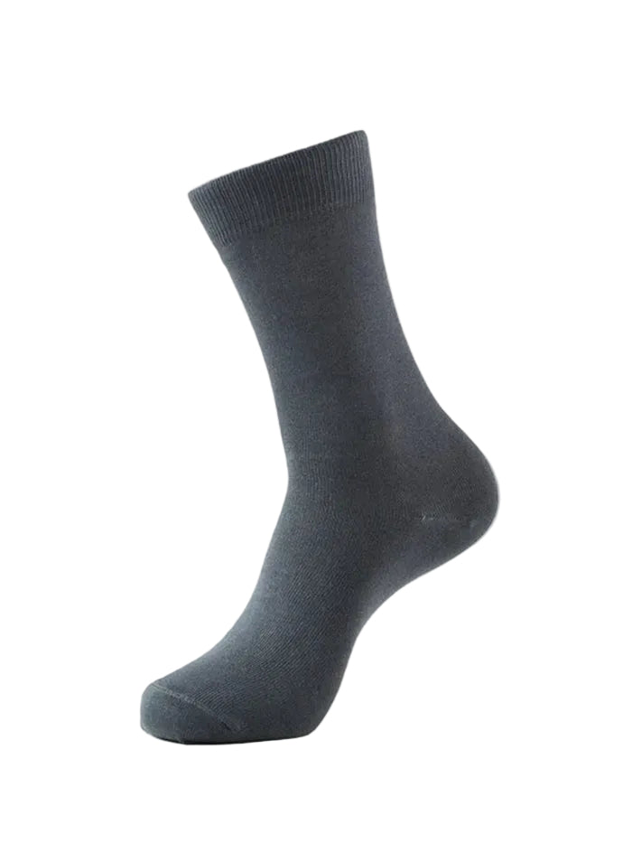Mercerized Cotton Elastane Stretch Crew Length Socks with StayFresh Treatment