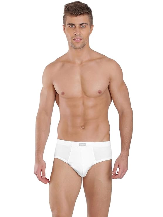 Jockey Men's Cotton briefs Modern Solid Brief (Pack of 2)