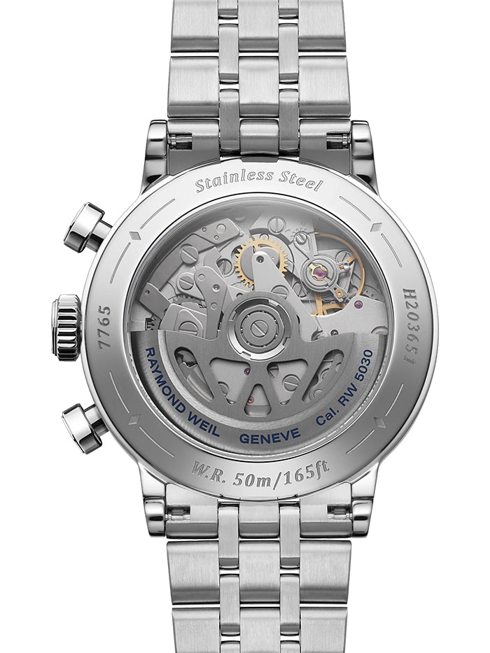 RAYMOND WEIL MILLESIME AUTOMATIC CHRONOGRAPH MIDNIGHT BLUE WATCH