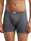 Men&#39;s Core Assorted Super Combed Cotton Rib Solid Boxer Brief with Ultrasoft and Durable Waistband