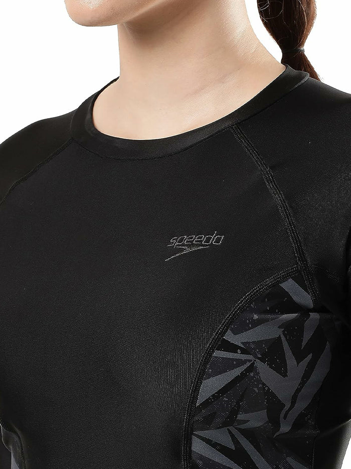 Speedo Adult Female HYPERBOOM ALLOVER RASHTOP - 812308G718