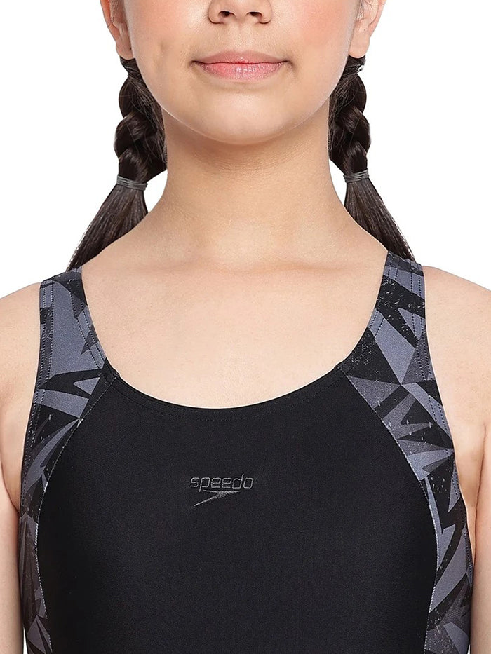 Speedo Junior Female Hyperboom Splice Mback Legsuit - 812392G718