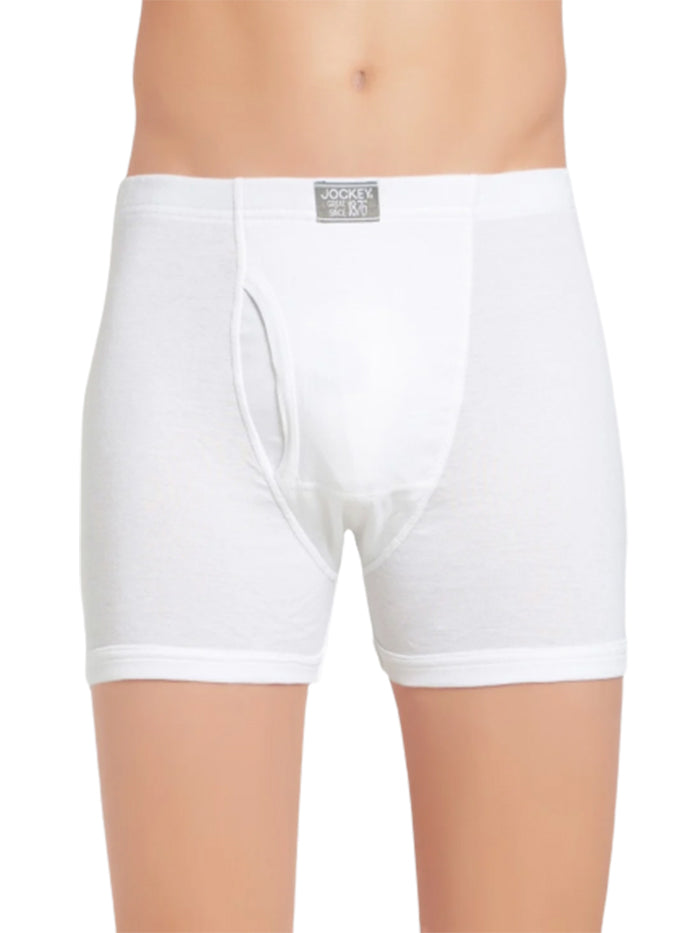 Men's White Boxer Brief Pack of 2