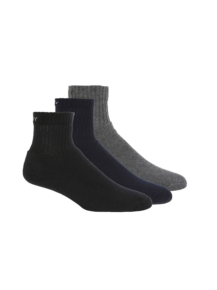 Men's Compact Cotton Terry Ankle Length Socks