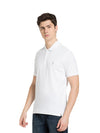 Men&#39;s White Cotton Polo T-Shirt