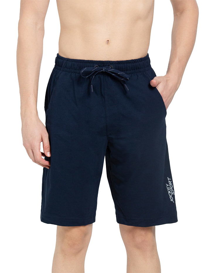 Men's Super Cotton Rich Regular Fit Solid Shorts