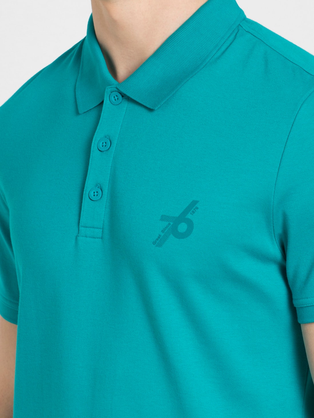 Men&#39;s Deep Atlantis Combed Half Sleeve Polo T-Shirt