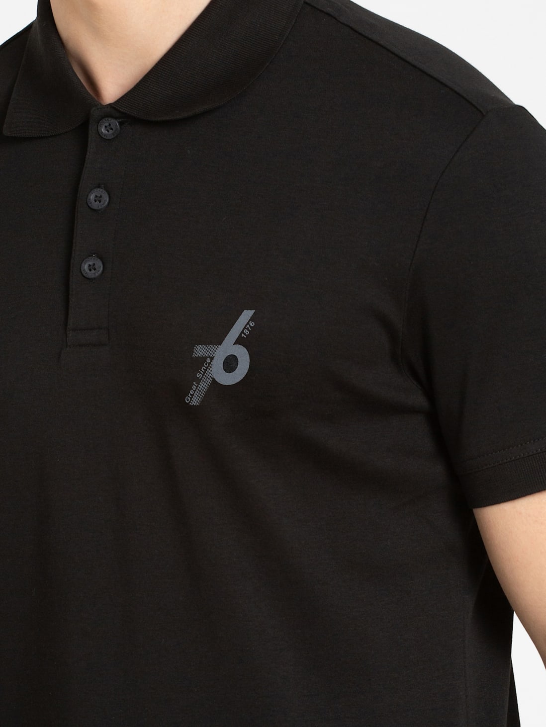 Men&#39;s Cotton Rich Solid Half Sleeve Polo T-Shirt