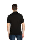 Men&#39;s Black Cotton Polo T-Shirt