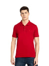 Men&#39;s Shanghai Red Cotton Polo T-Shirt