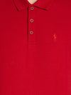 Men&#39;s Shanghai Red Cotton Polo T-Shirt