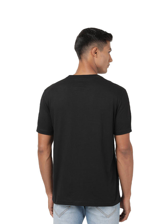 Men&#39;s Black print T-Shirt