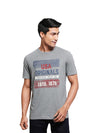 Men&#39;s Graphic Printed Half Sleeve T-Shirt