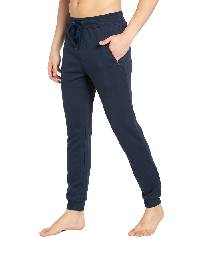 Men's Cotton Navy Joggers