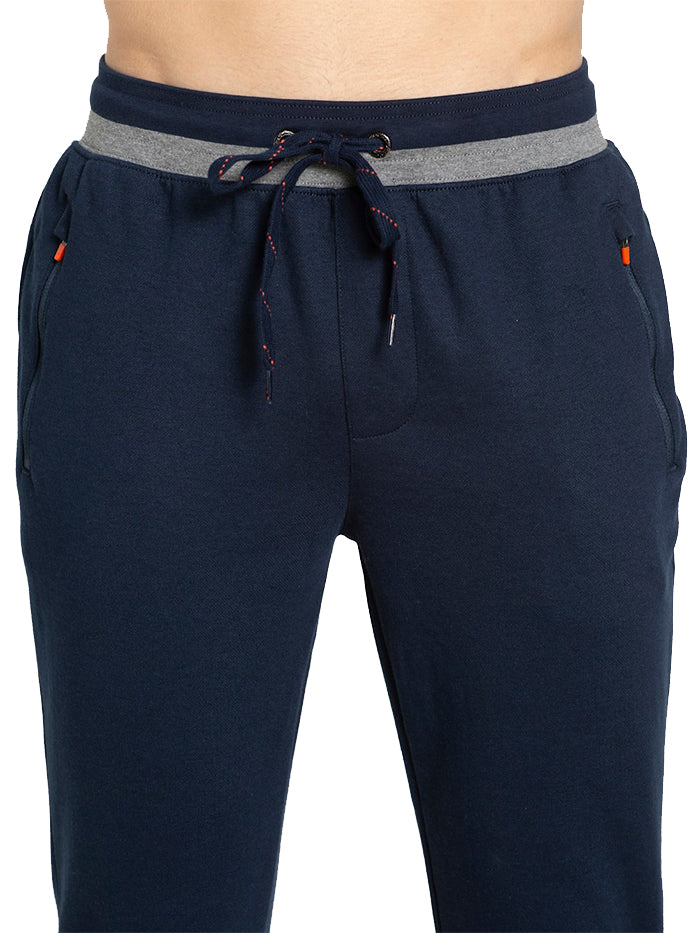 Men&#39;s Super Combed Cotton Rich Pique Fabric Slim Fit Joggers