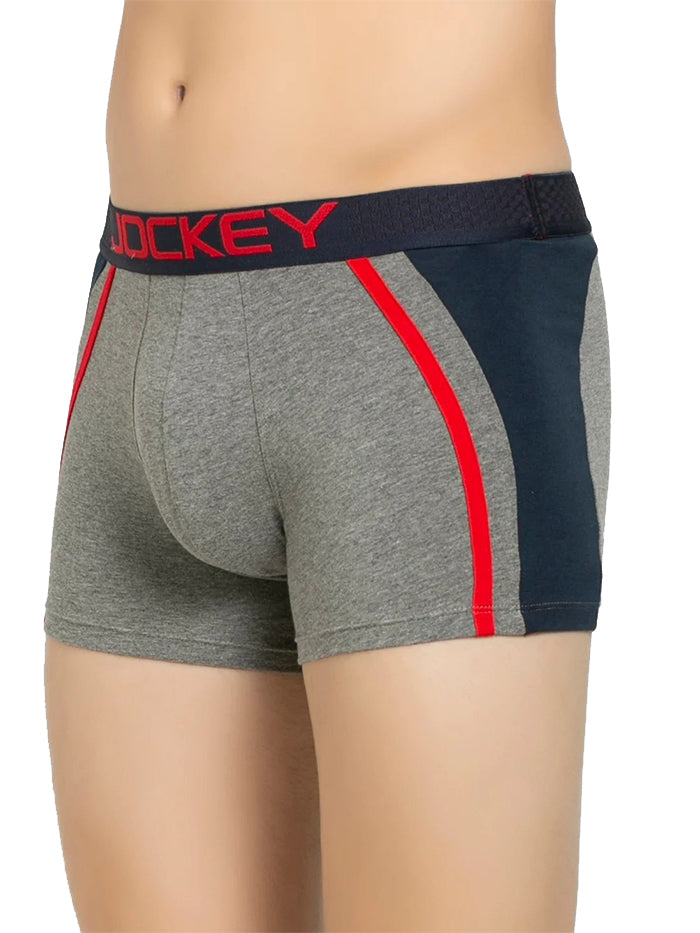 Men's Mid Grey Melange Fashion Trunk