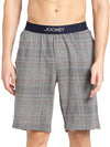 Men&#39;s Cotton Regular Fit Checkered Sleep Shorts