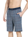 Men&#39;s Regular Fit Checkered Sleep Shorts