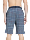 Men&#39;s Regular Fit Checkered Sleep Shorts