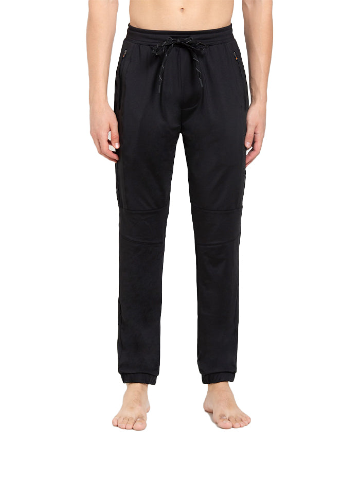 Men's Microfiber Elastane Stretch Slim Fit Joggers