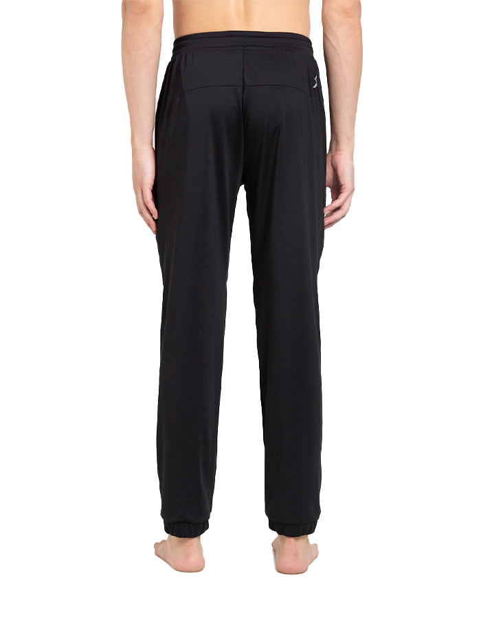 Men's Microfiber Elastane Stretch Slim Fit Joggers