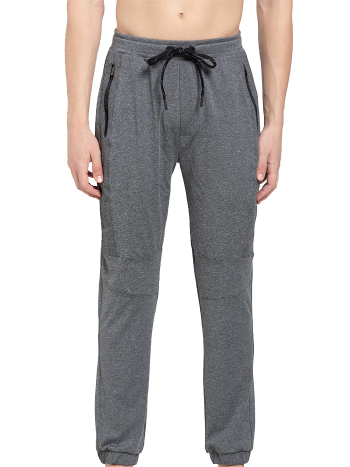 Men's Microfiber Elastane Stretch Slim Fit Joggers