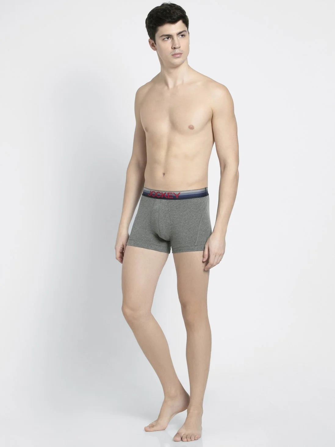 Men's Mid Grey Melange Trunk