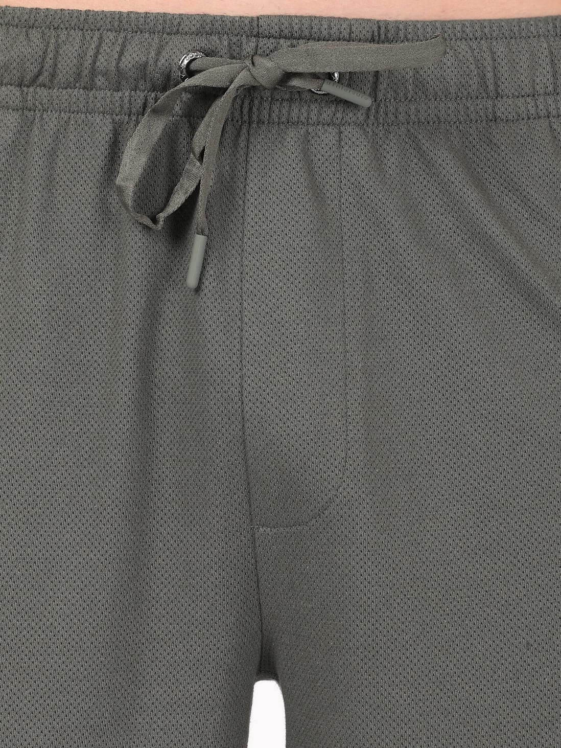 Men&#39;s Deep Olive Cotton Fit Solid Shorts