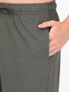 Men&#39;s Deep Olive Cotton Fit Solid Shorts
