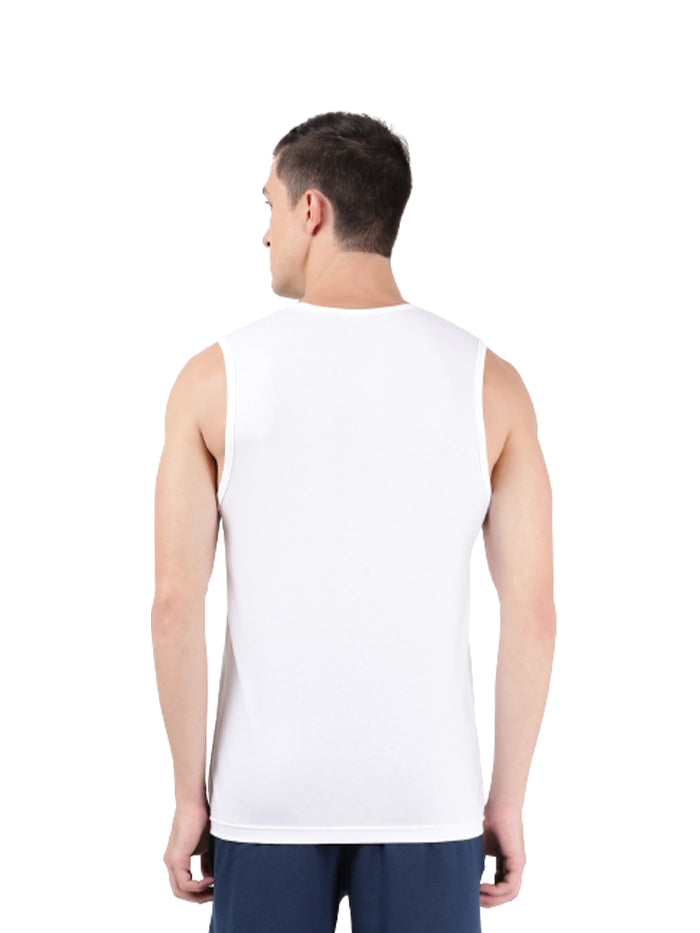 Men&#39;s White Super Cotton Graphic Printed