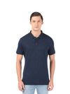 Men&#39;s Navy Tencel Micro Modal And Cotton T-Shirt