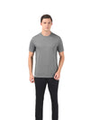 Men&#39;s Black Round Neck Half Sleeve T-Shirt