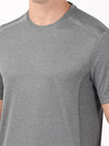 Men&#39;s Black Round Neck Half Sleeve T-Shirt