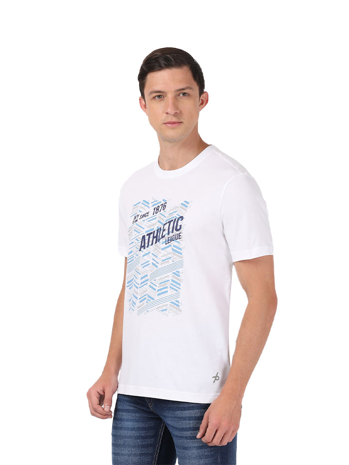 Men's Super Combed Cotton Rich White T-Shirt