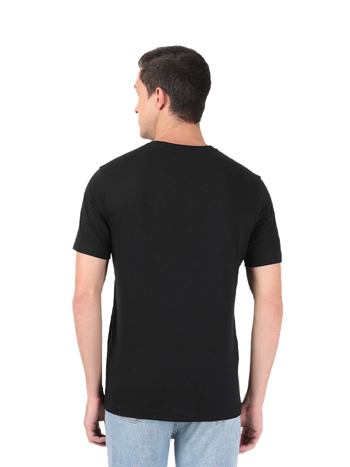 Men&#39;s Black Super Half Sleeve T-Shirt