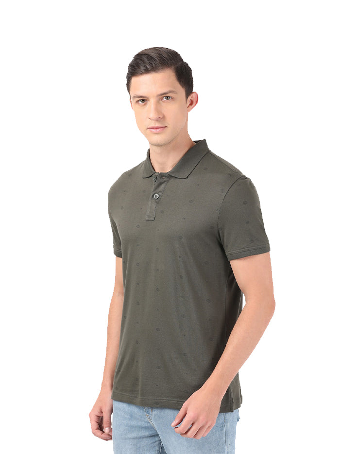 Men's Deep Olive Tencel T-Shirt