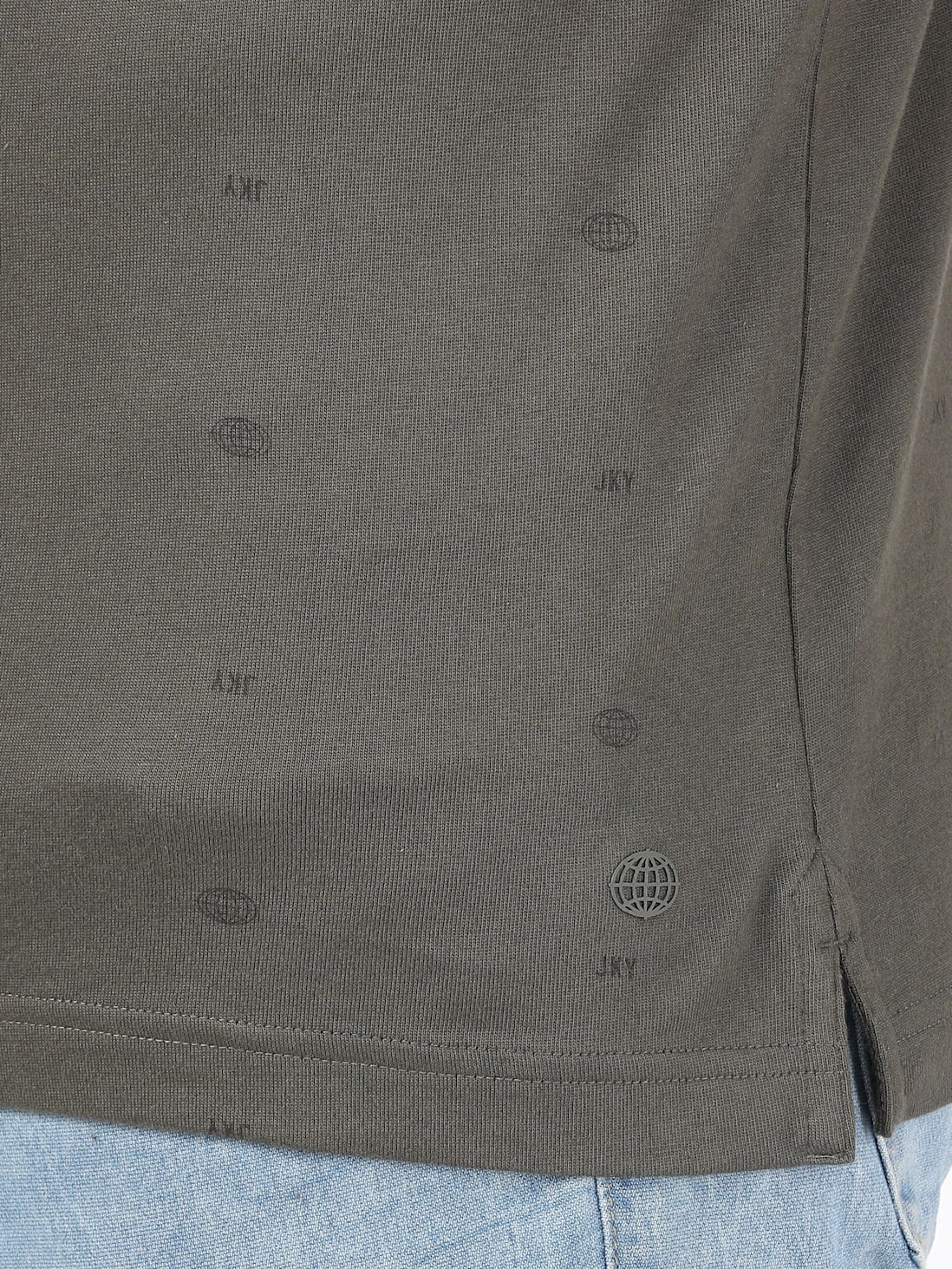 Men&#39;s Deep Olive Tencel T-Shirt