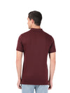 Men&#39;s Wine Half Sleeve Polo T-Shirt