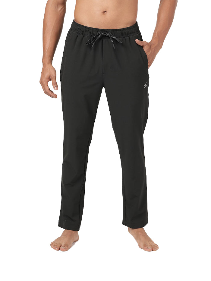 Men's Elastane Stretch Slim Fit Trackpants