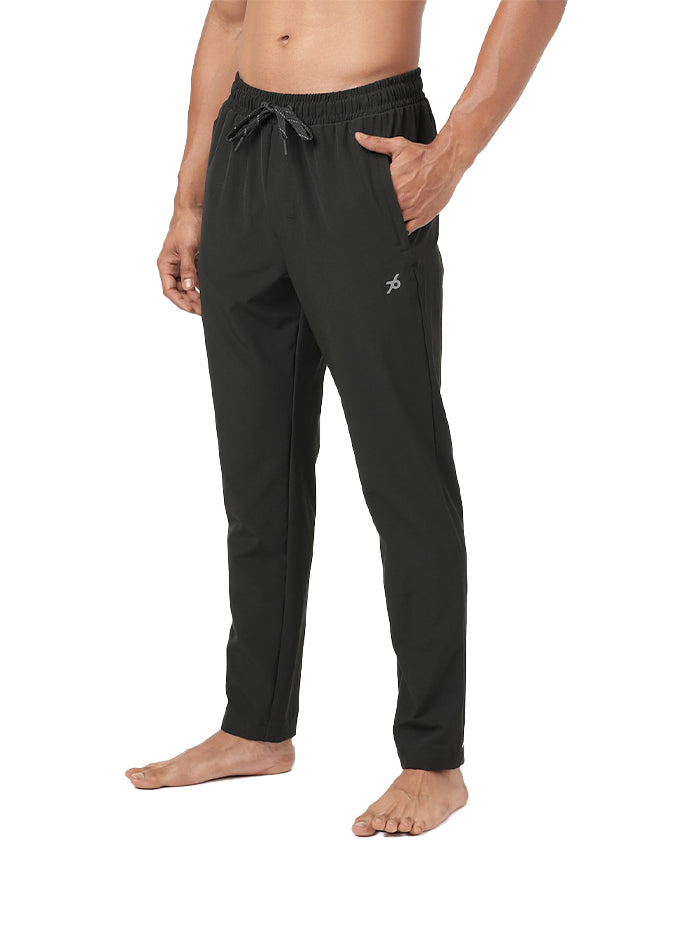 Men's Elastane Stretch Slim Fit Trackpants