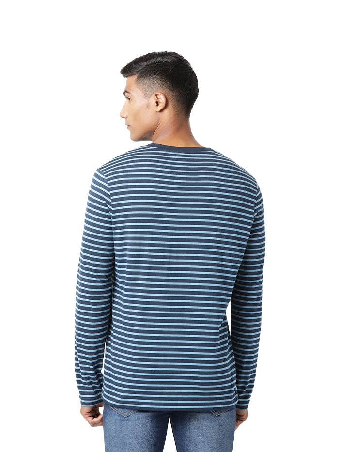 Men's Cotton Rich Striped T-Shirt