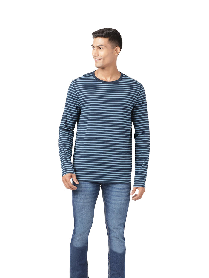 Men&#39;s Cotton Rich Striped T-Shirt